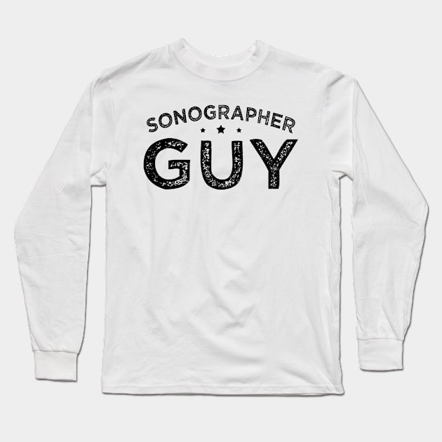 Cardiac Sonographer Shirt | Sonographer Guy Gift Long Sleeve T-Shirt by Gawkclothing